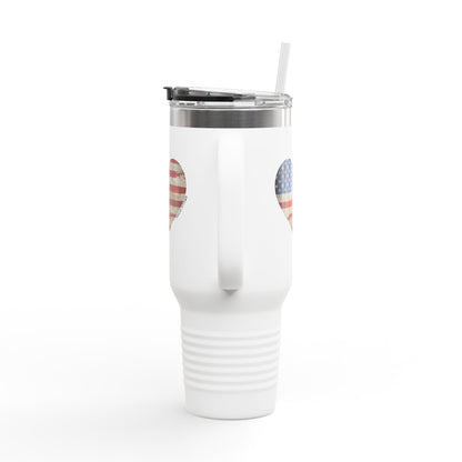The Flag Is In Your Heart Tumbler (40oz)