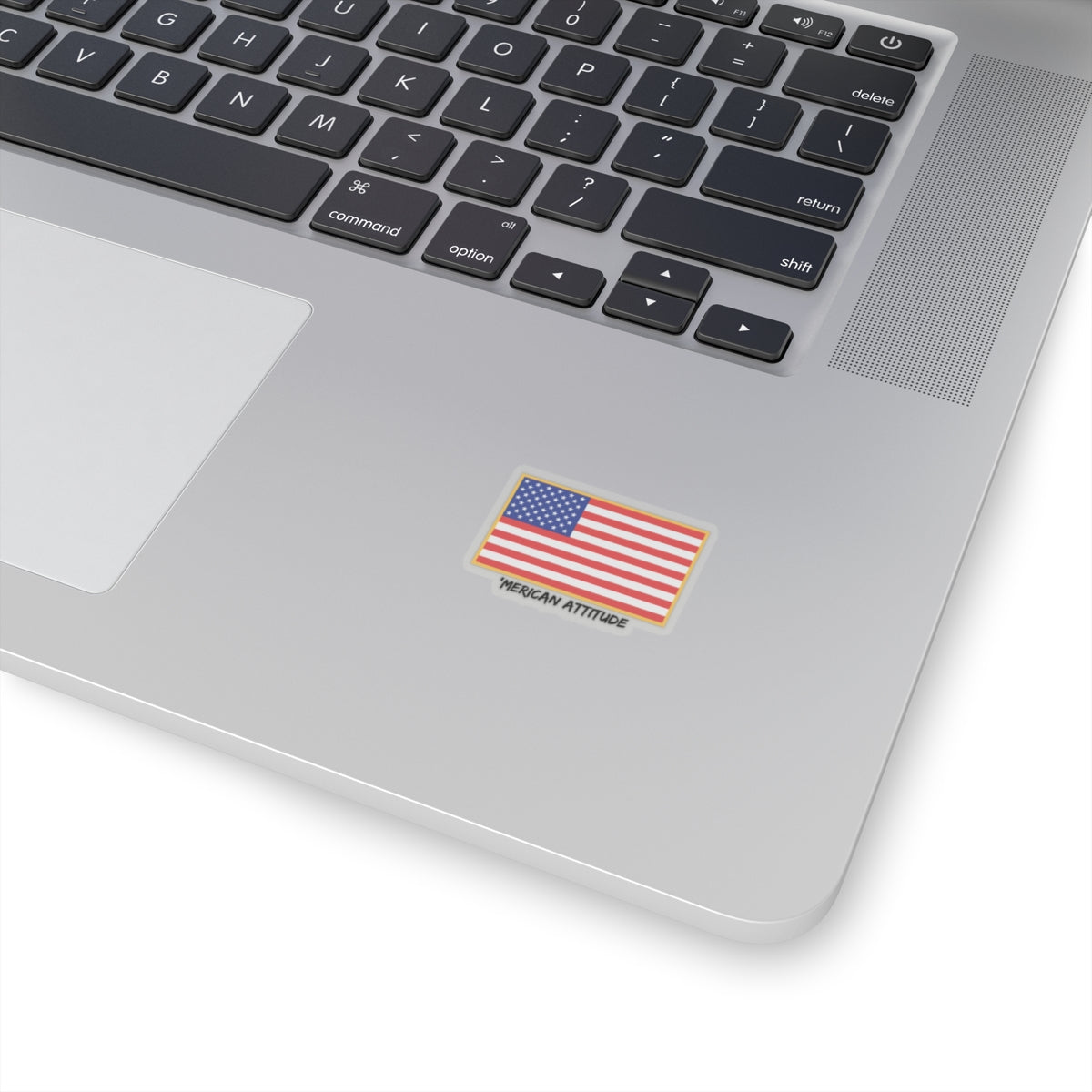 Old Glory Sticker (Black)