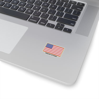 Old Glory Sticker (Black)
