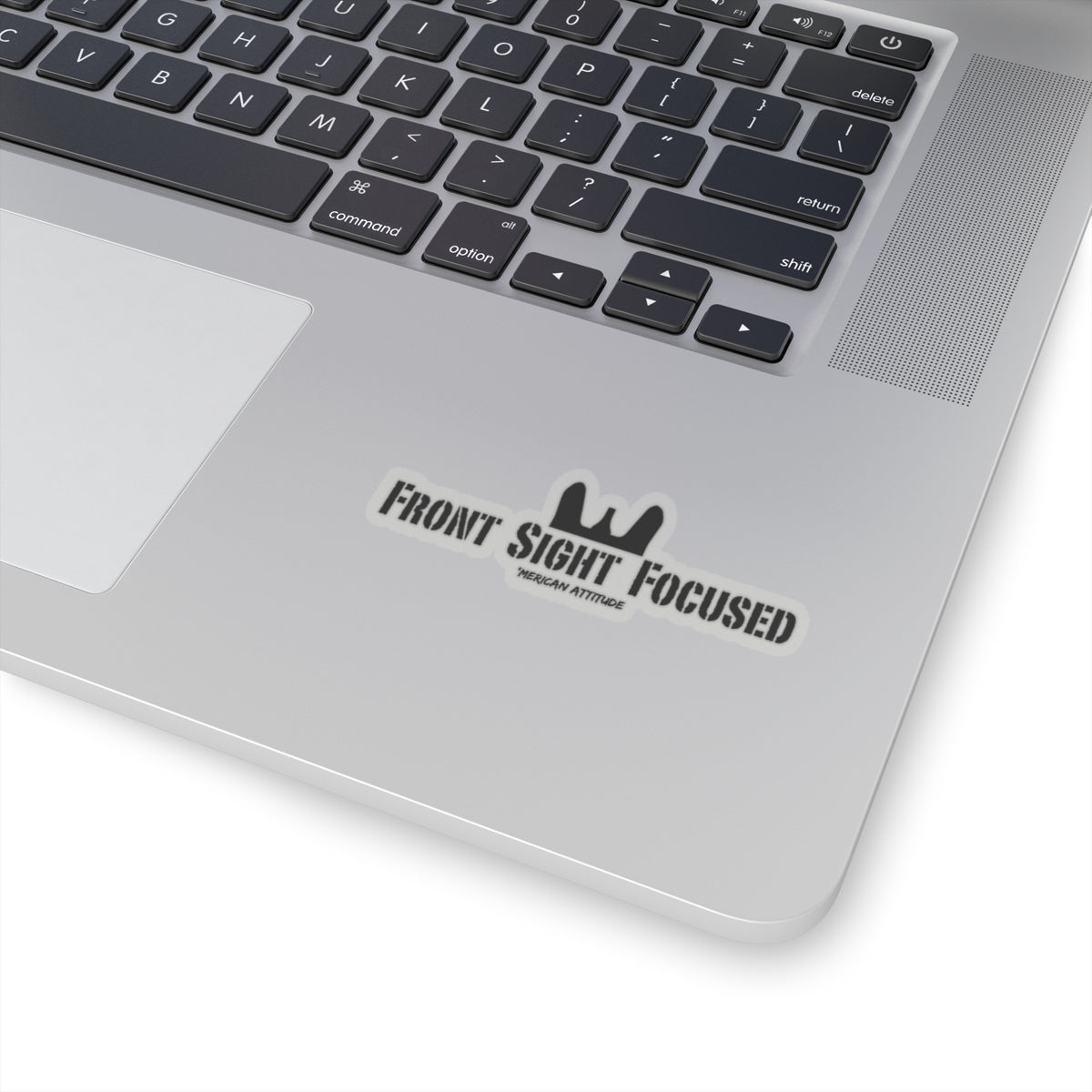 Front Sight Focused Sticker (Black)