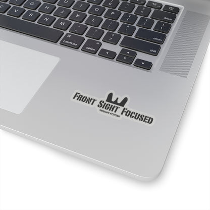 Front Sight Focused Sticker (Black)