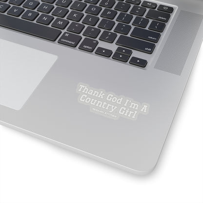 Country Girl Sticker (White)