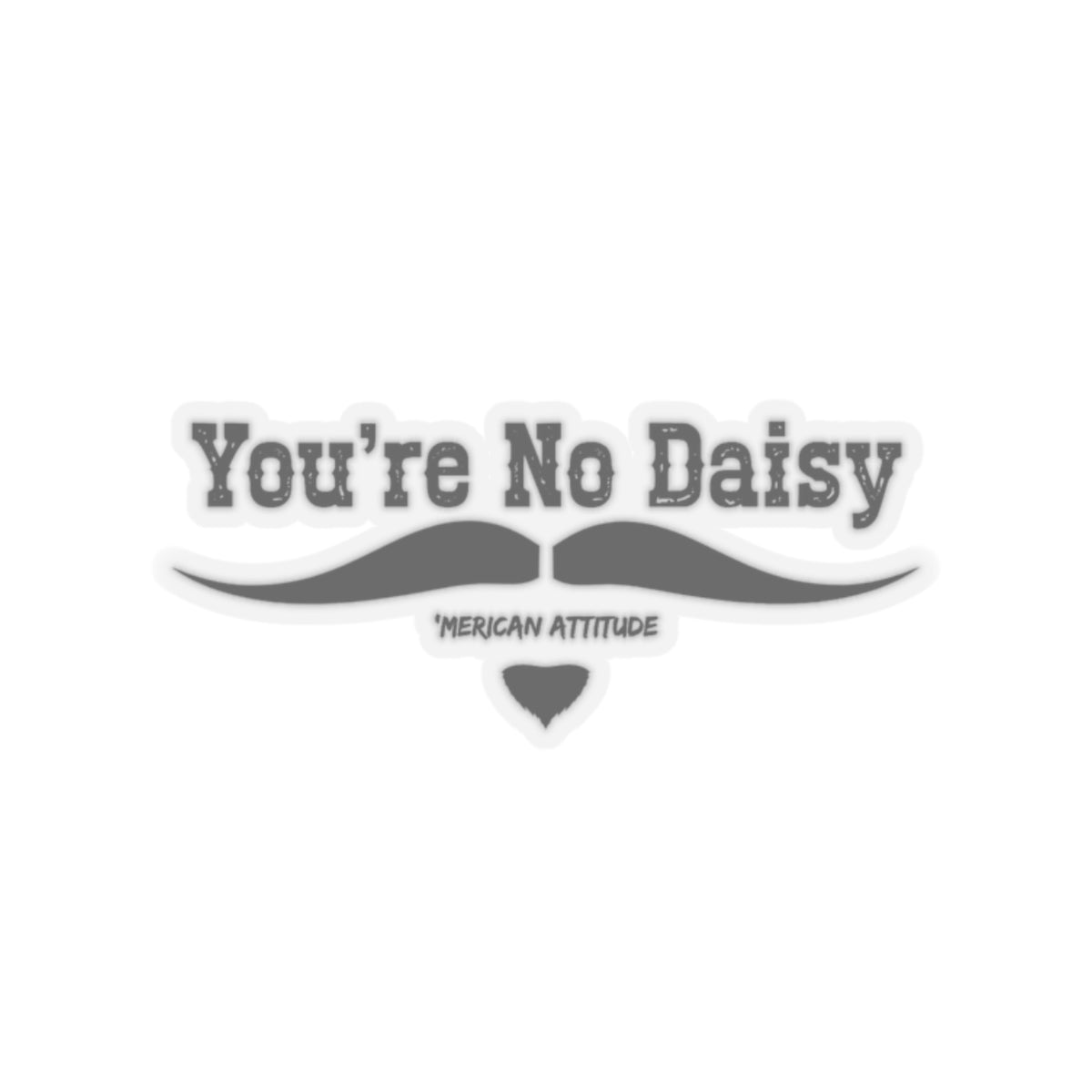 No Daisy Sticker (Black)