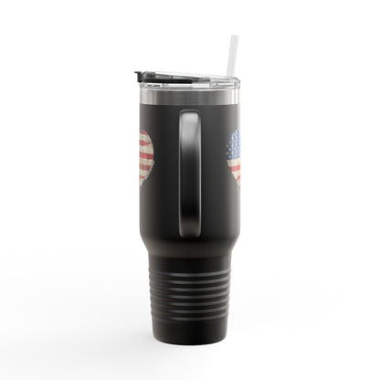 The Flag Is In Your Heart Tumbler (40oz)