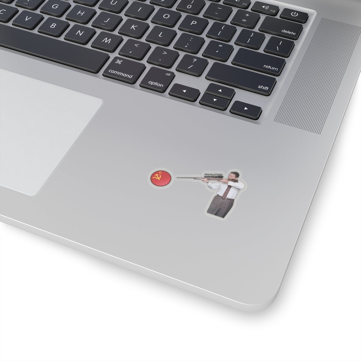 Ronnie On Target Sticker (Black)