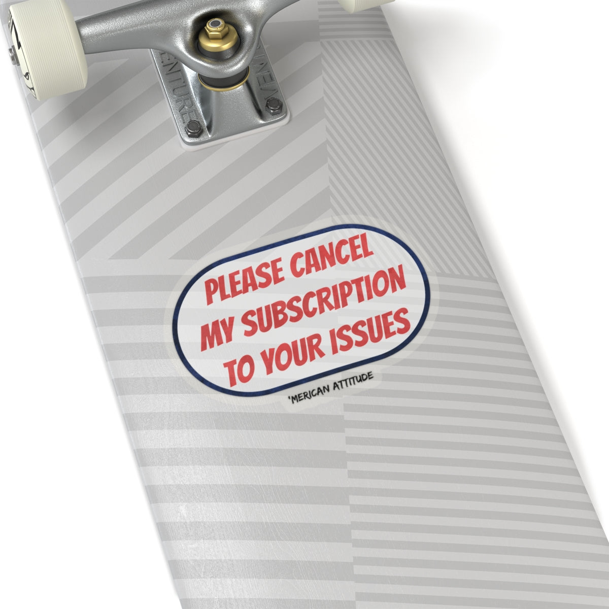 Please Cancel Sticker (Black)