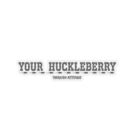 Your Huckleberry Sticker (Black)