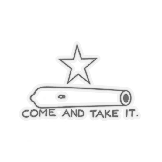 Gonzales Flag Sticker (Black)
