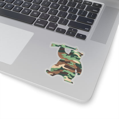 MA Armed Bear Logo Sticker (Camo 1)