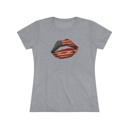 'Merican Kiss T-shirt (Women)