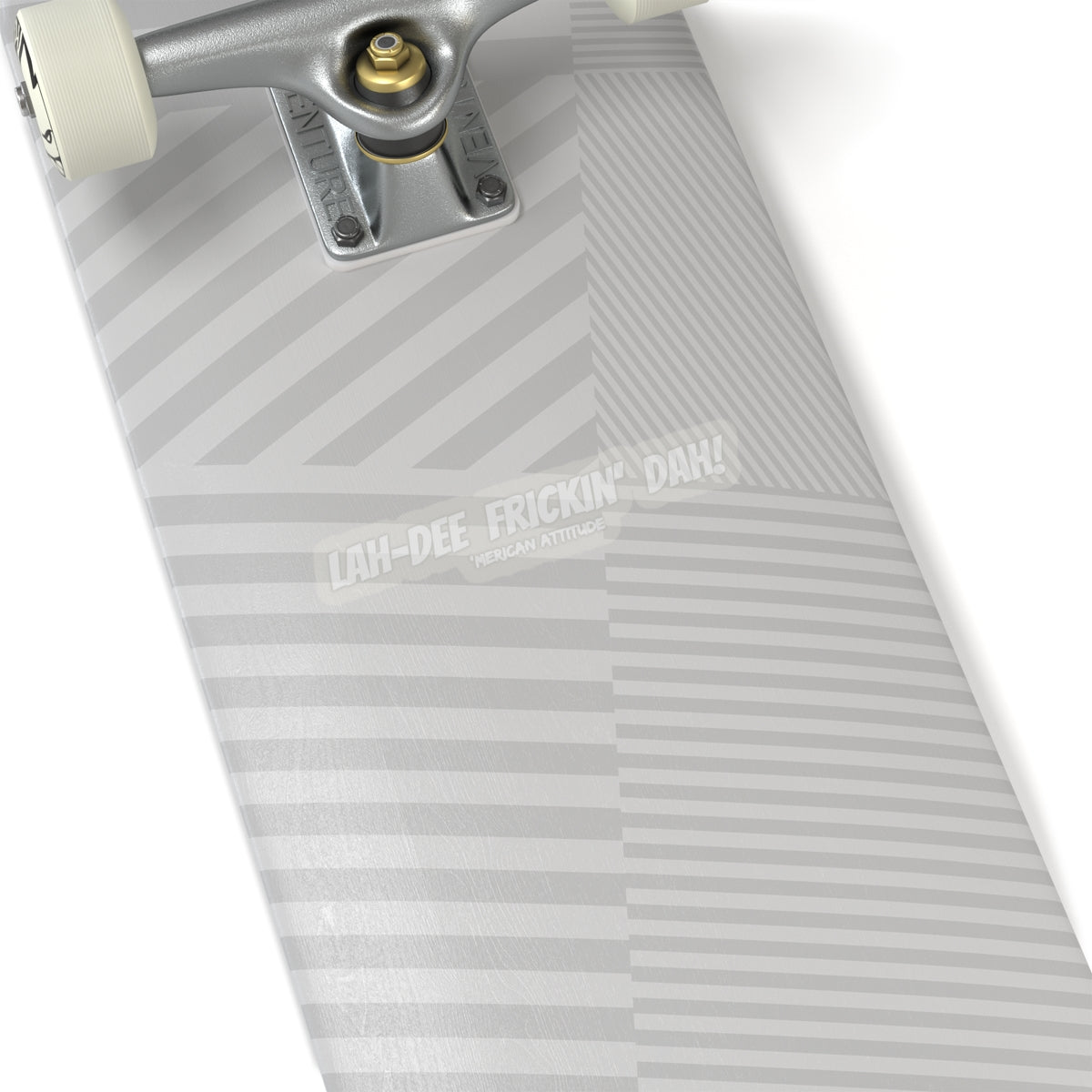 Lah-Dee Frickin' Dah Sticker (White)